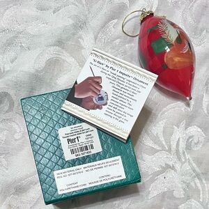 Pier 1 "Li Bien" imports 2016 Ornament Glass Teardrop